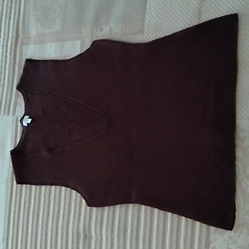 WOMENS J.CREW DEEP V-NECK VEST..LIKE NEW
